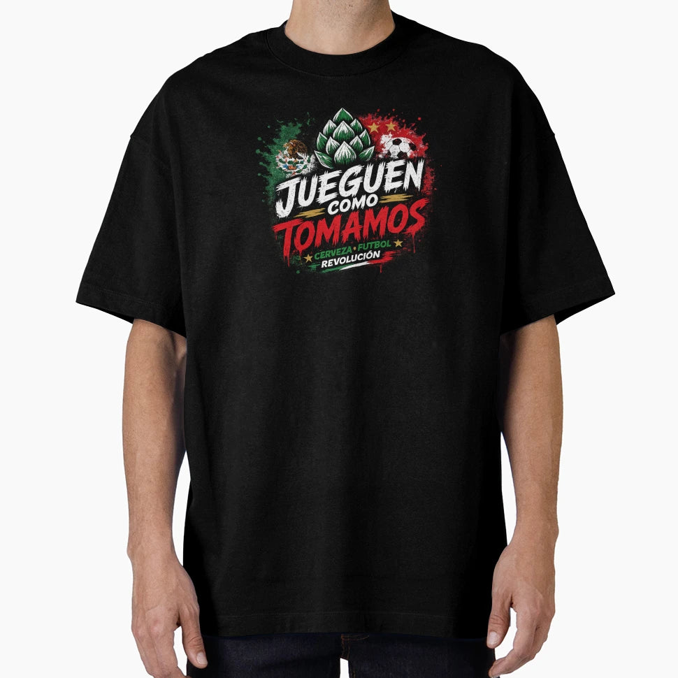 Jueguen Como Tomamos Futbol Cervecero T-Shirt - Unique Graphic Men Women - T-Shirt, Sweatshirt, Hoodie