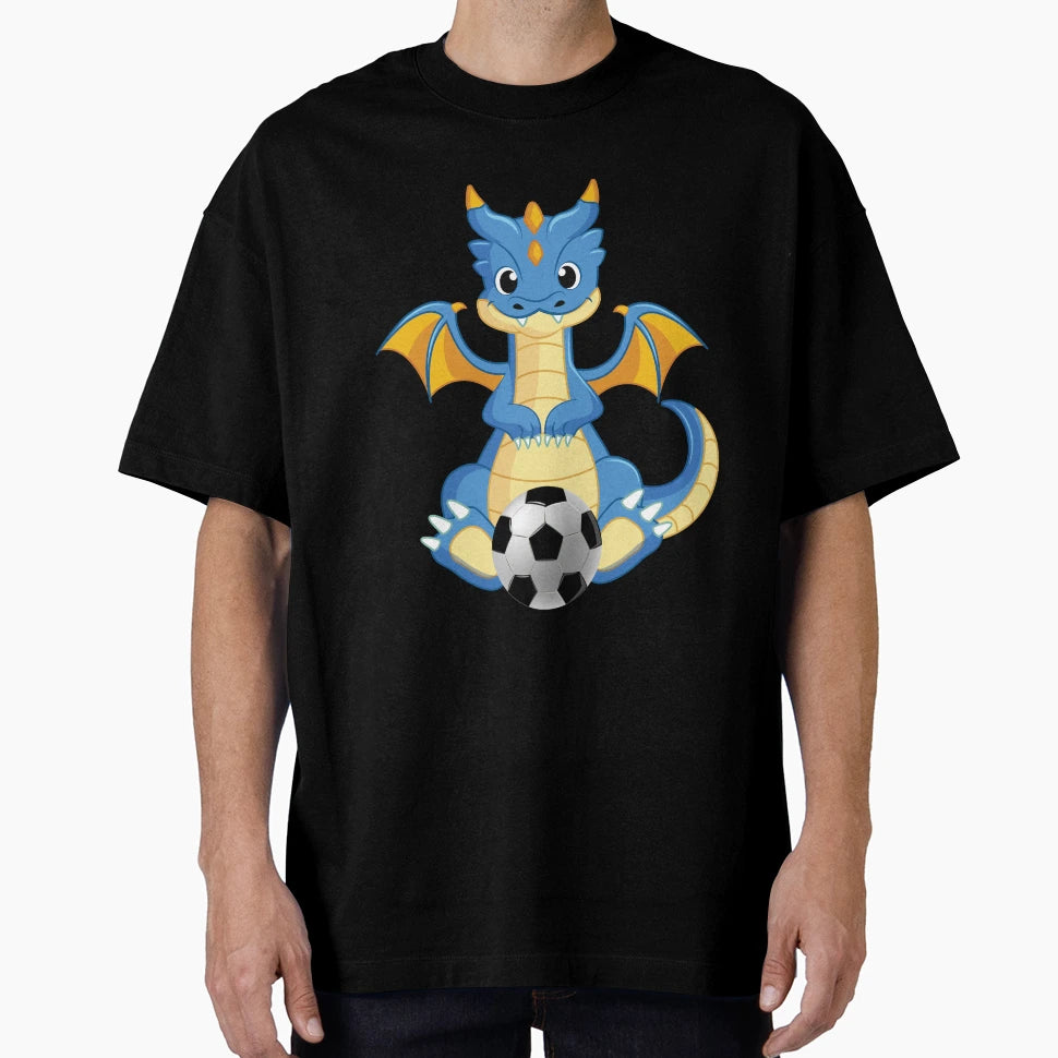 Dragon Playing Soccer Funny Good T-Shirt - Casual Everyday Wear Men Women - T-Shirt, Sweatshirt, Hoodie