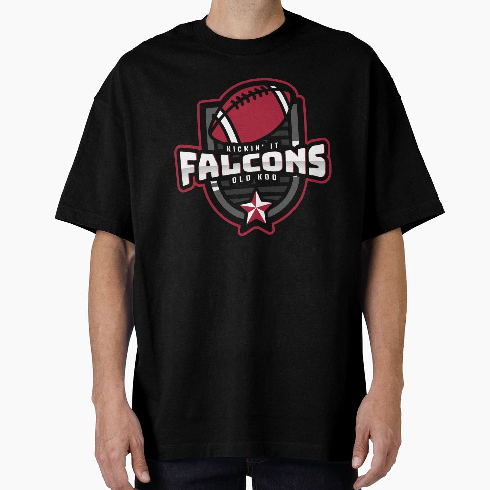 Kickin It Old Koo Falcons T-Shirt - Minimalist Print for Adults - T-Shirt, Sweatshirt, Hoodie
