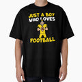 Just Who Loves Football T-Shirt - Aesthetic Graphic Men Women - T-Shirt, Sweatshirt, Hoodie