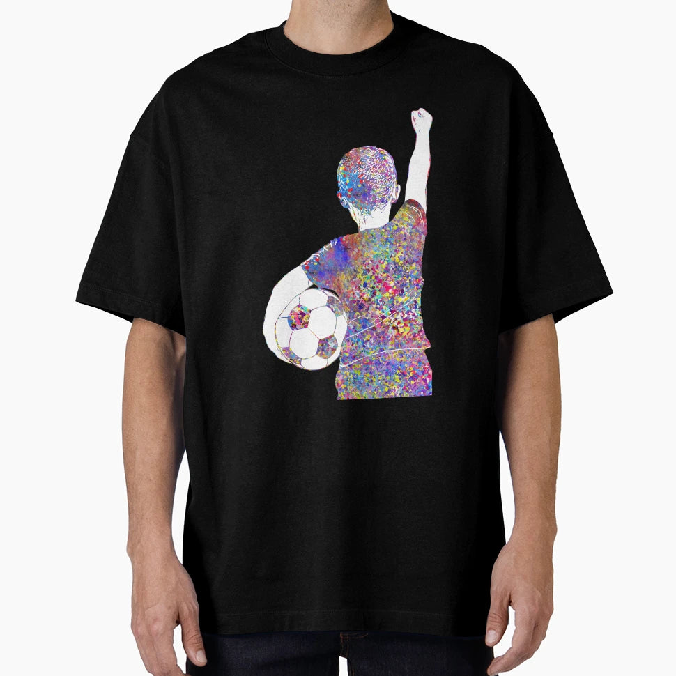 Soccer Player Little Ball T-Shirt - Fun Novelty Design for Adults - T-Shirt, Sweatshirt, Hoodie