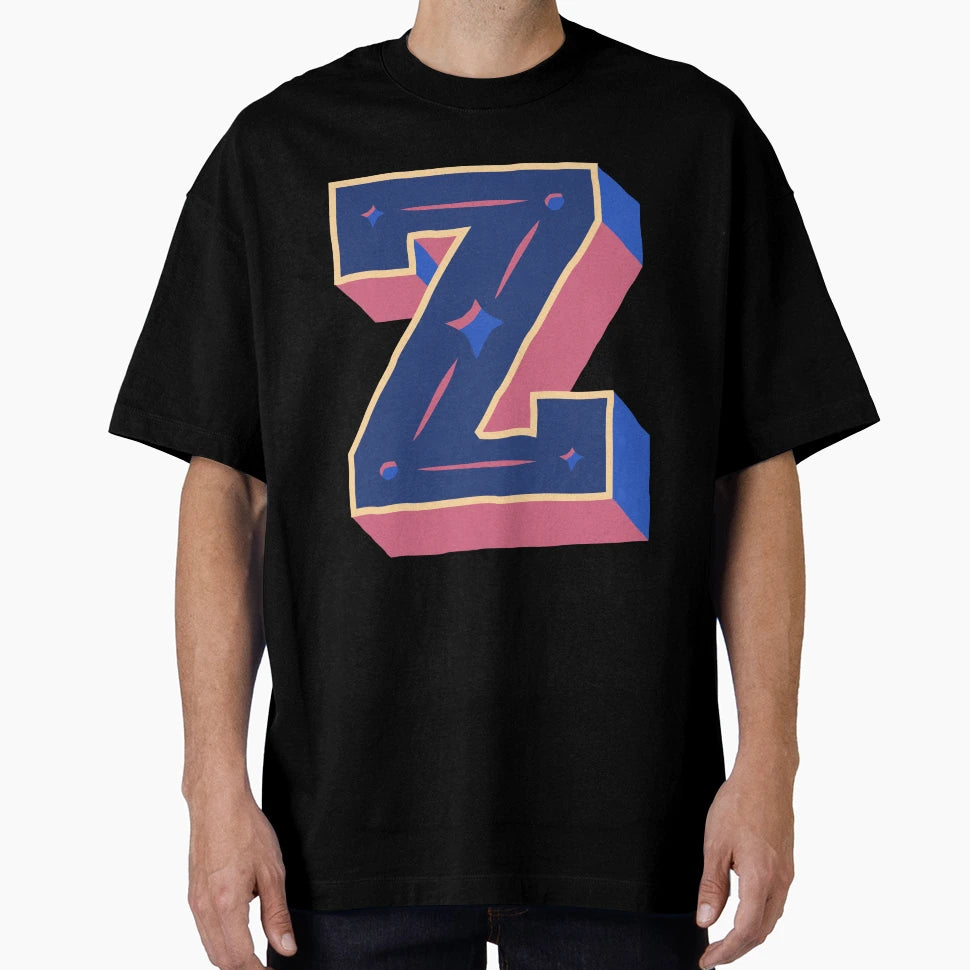 Alphabet Z T-Shirt - Aesthetic Graphic for Adults - T-Shirt, Sweatshirt, Hoodie