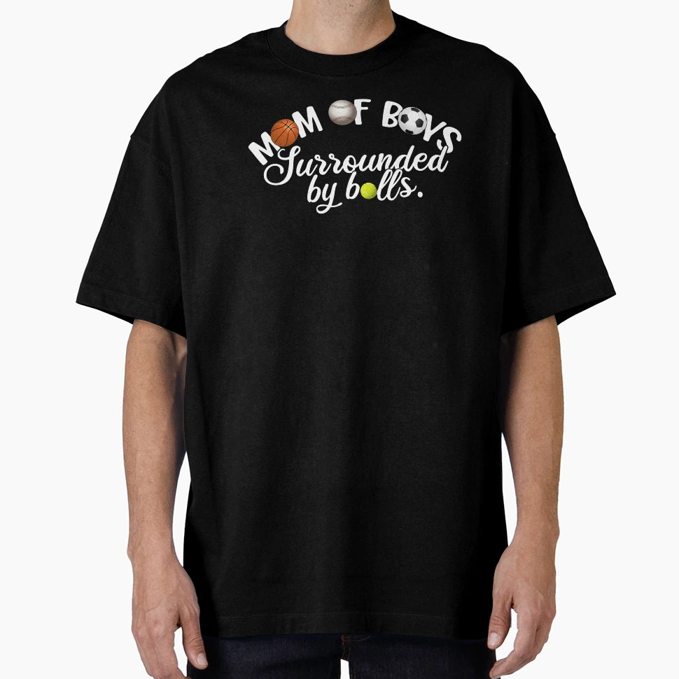 Mom Surrounded T-Shirt - Aesthetic Graphic for Adults - T-Shirt, Sweatshirt, Hoodie