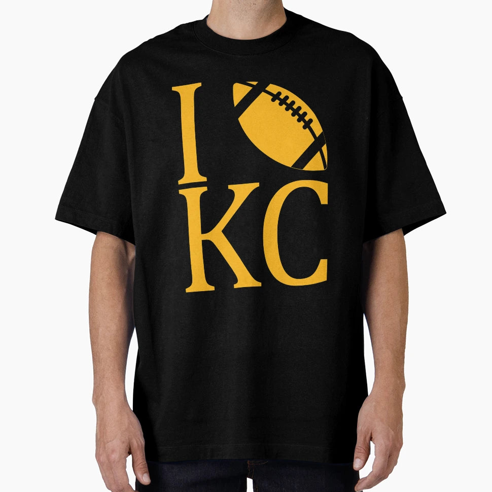 Sunday Funday I Love Kansas City Football T-Shirt - Trendy Graphic Unisex - T-Shirt, Sweatshirt, Hoodie