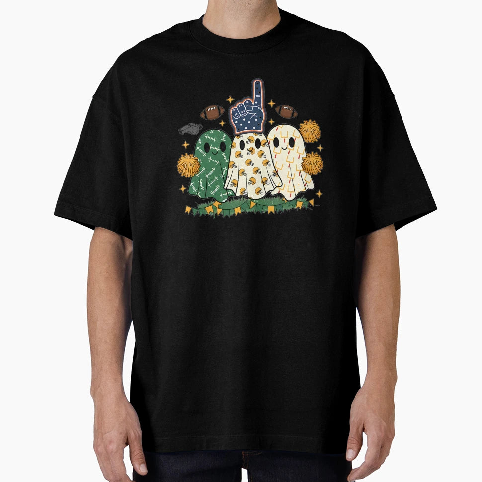 Football Cheer Ghosts T-Shirt - Unique Graphic Unisex - T-Shirt, Sweatshirt, Hoodie