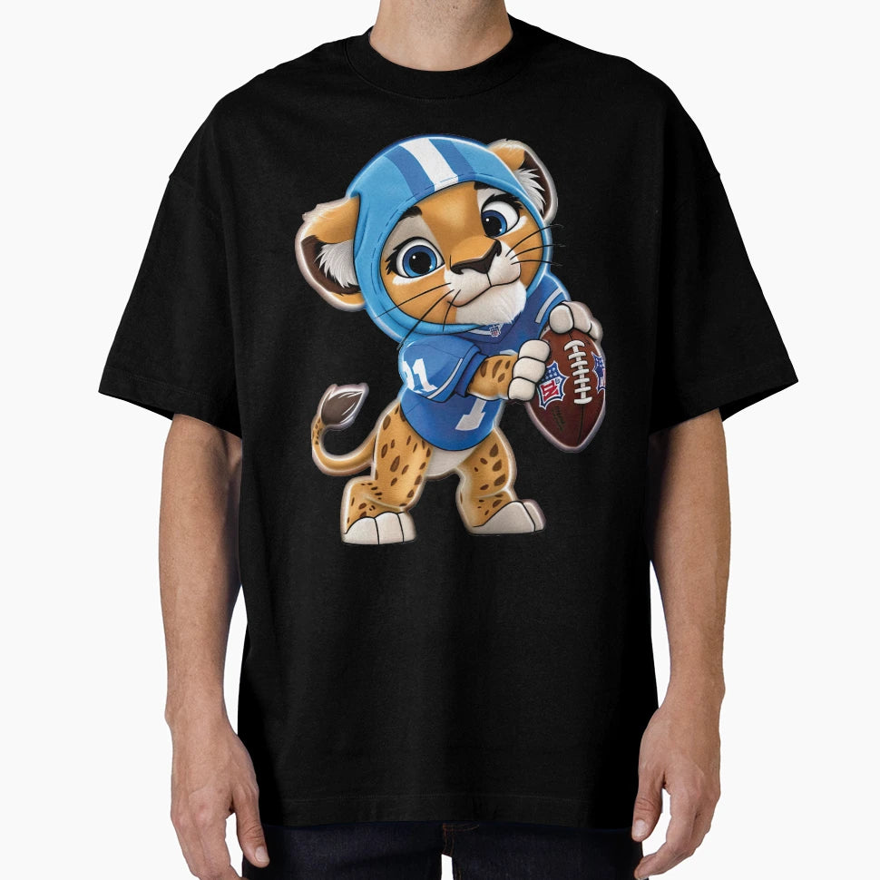 Detroit Lions Football Cub 3 T-Shirt - Fun Novelty Design Unisex - T-Shirt, Sweatshirt, Hoodie