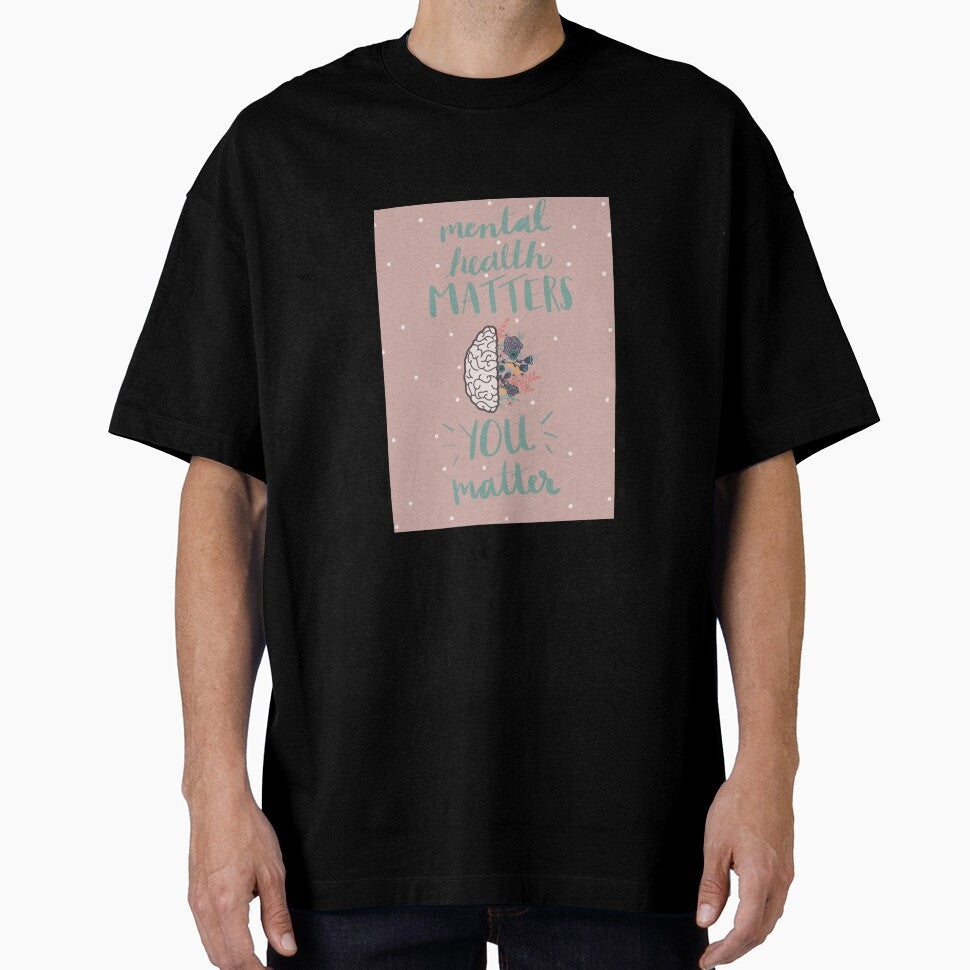 Mental Health Matters (Pink) by SEBoutique - Adult & Kids T-Shirts, Sweatshirts & Hoodies apparel design preview 1