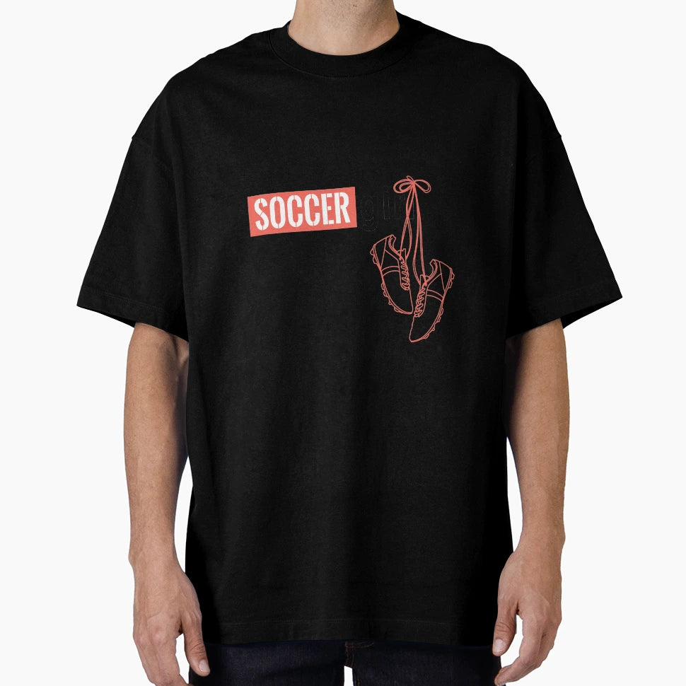 Soccer Red T-Shirt - Fun Novelty Design for Adults - T-Shirt, Sweatshirt, Hoodie