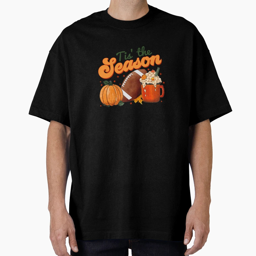 Tis Season Football Mug Autumn T-Shirt - Trendy Graphic Men Women - T-Shirt, Sweatshirt, Hoodie