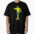 Ronaldinho Vibrant Brazil Number 10 T-Shirt - Custom Art Print Men Women - T-Shirt, Sweatshirt, Hoodie