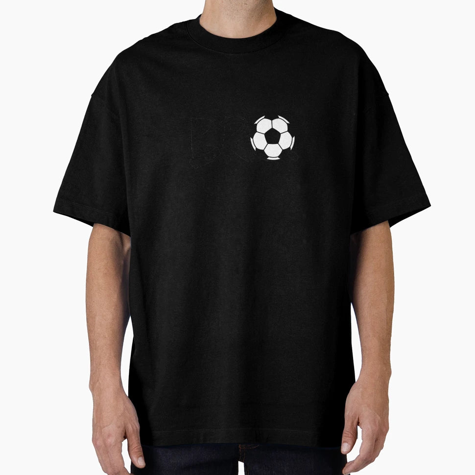 Bro Soccer Ball Minimal Sporty Football T-Shirt - Novelty Apparel Unisex - T-Shirt, Sweatshirt, Hoodie