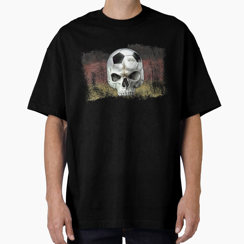 Football skull by drizzd - Adult & Kids T-Shirts, Sweatshirts & Hoodies apparel design preview 1