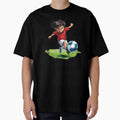 Dynamic Soccer Action T-Shirt - Aesthetic Graphic for Adults - T-Shirt, Sweatshirt, Hoodie