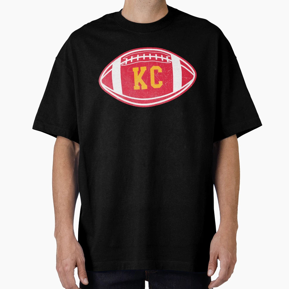 Kansas City Throwback Football T-Shirt - Minimalist Print for Adults - T-Shirt, Sweatshirt, Hoodie