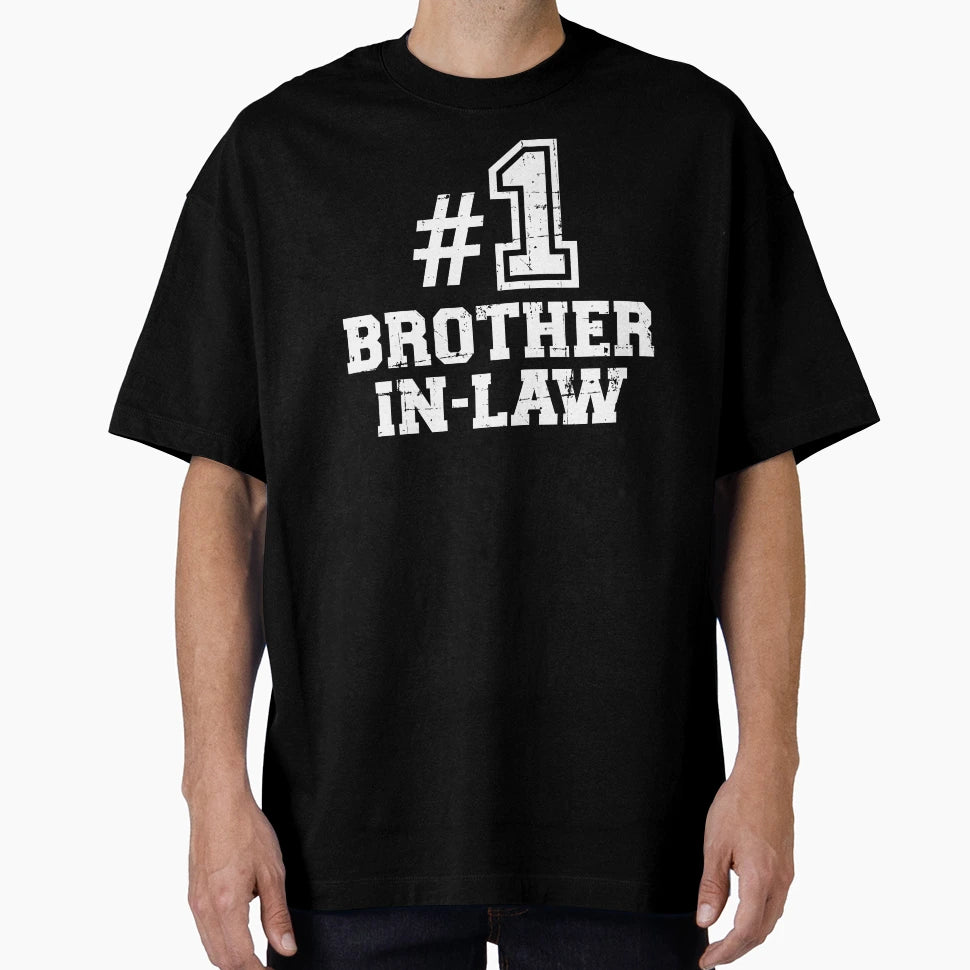 Number One 1 Brother Law T-Shirt - Custom Art Print Unisex - T-Shirt, Sweatshirt, Hoodie