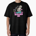 Love Rescued Me Puppy, New Fur Baby Mom, Christmas - Adult & Kids T-Shirts, Sweatshirts & Hoodies apparel design preview 1