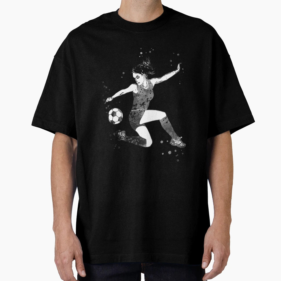 Female Soccer Player T-Shirt - Trendy Graphic for Adults - T-Shirt, Sweatshirt, Hoodie