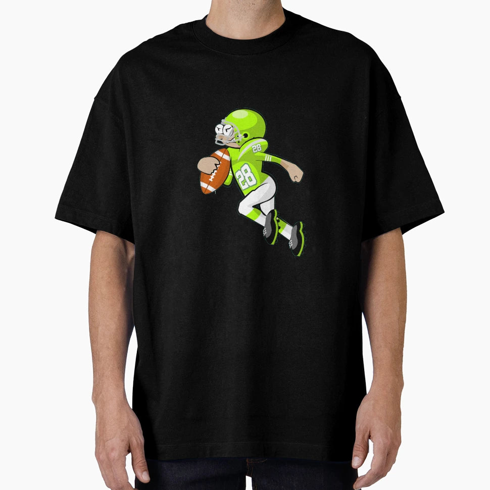 American Football Cartoon 26 41 T-Shirt - Aesthetic Graphic Unisex - T-Shirt, Sweatshirt, Hoodie