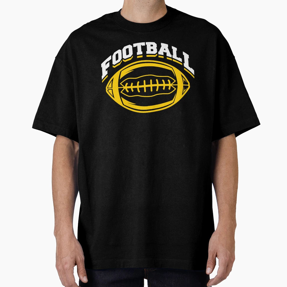Gold Football T-Shirt - Casual Everyday Wear for Adults - T-Shirt, Sweatshirt, Hoodie
