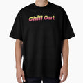 Relaxation Radiance: 'Chill Out' Lettering Love by - Adult & Kids T-Shirts, Sweatshirts & Hoodies apparel design preview 1