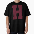 Alphabet Maroon H Sports Letter H T-Shirt - Unique Graphic for Adults - T-Shirt, Sweatshirt, Hoodie