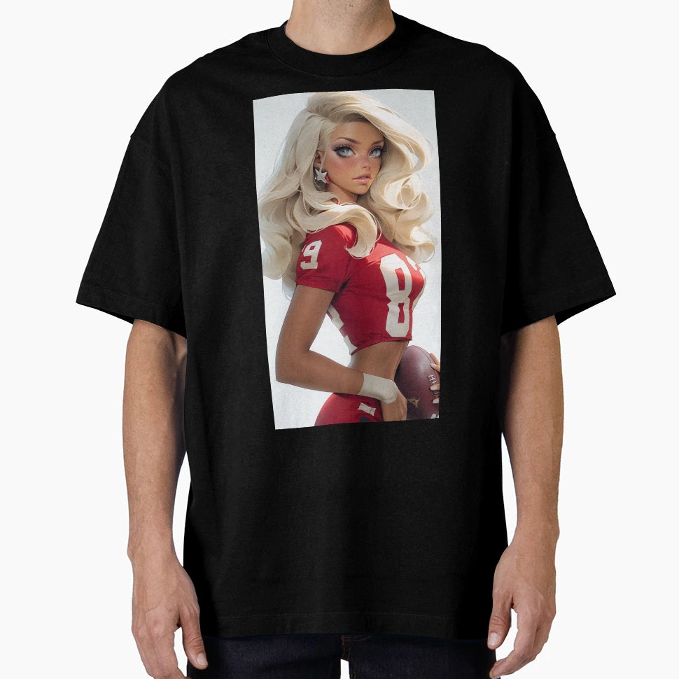 American Football Player T-Shirt - Novelty Apparel for Adults - T-Shirt, Sweatshirt, Hoodie