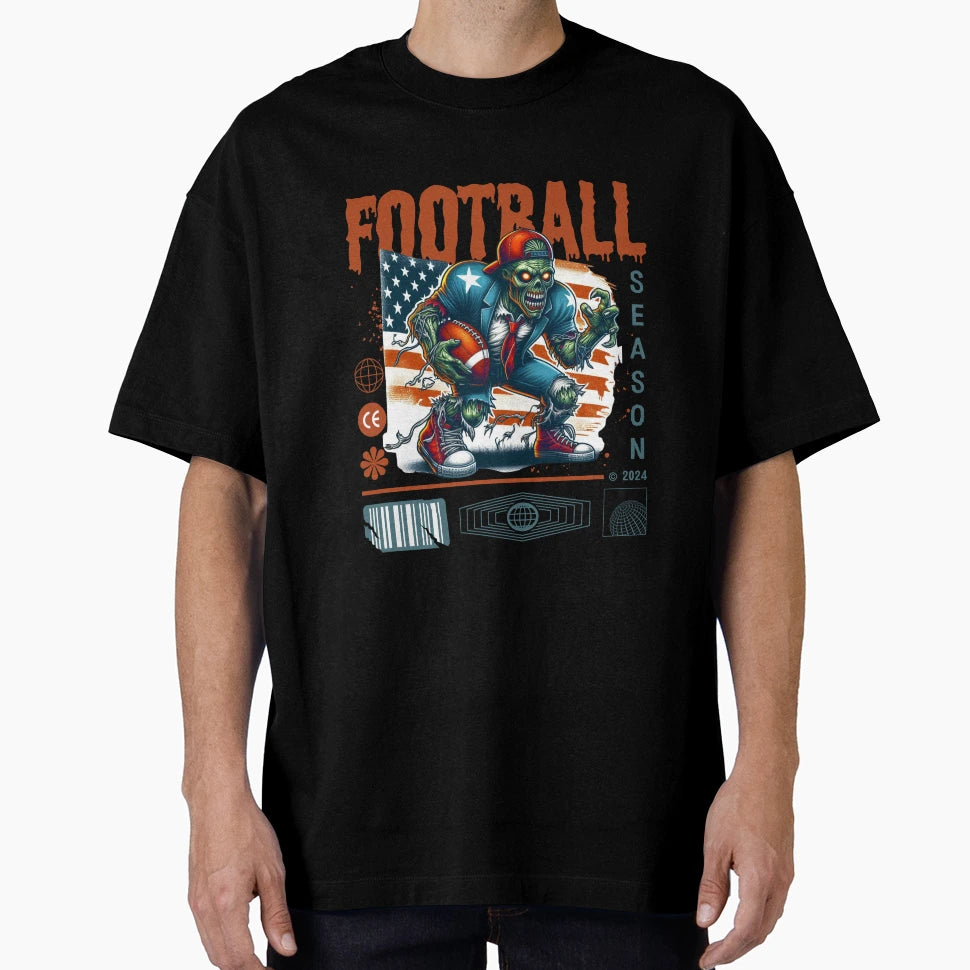 Football Season T-Shirt - Custom Art Print Unisex - T-Shirt, Sweatshirt, Hoodie