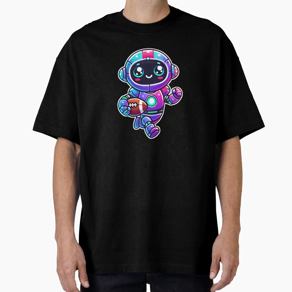 Robot Touchdown T-Shirt - Minimalist Print Unisex - T-Shirt, Sweatshirt, Hoodie