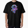 Robot Touchdown T-Shirt - Minimalist Print Unisex - T-Shirt, Sweatshirt, Hoodie