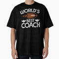 Worlds Best Coach Funny Football Coach T-Shirt - Graphic Print Men Women - T-Shirt, Sweatshirt, Hoodie