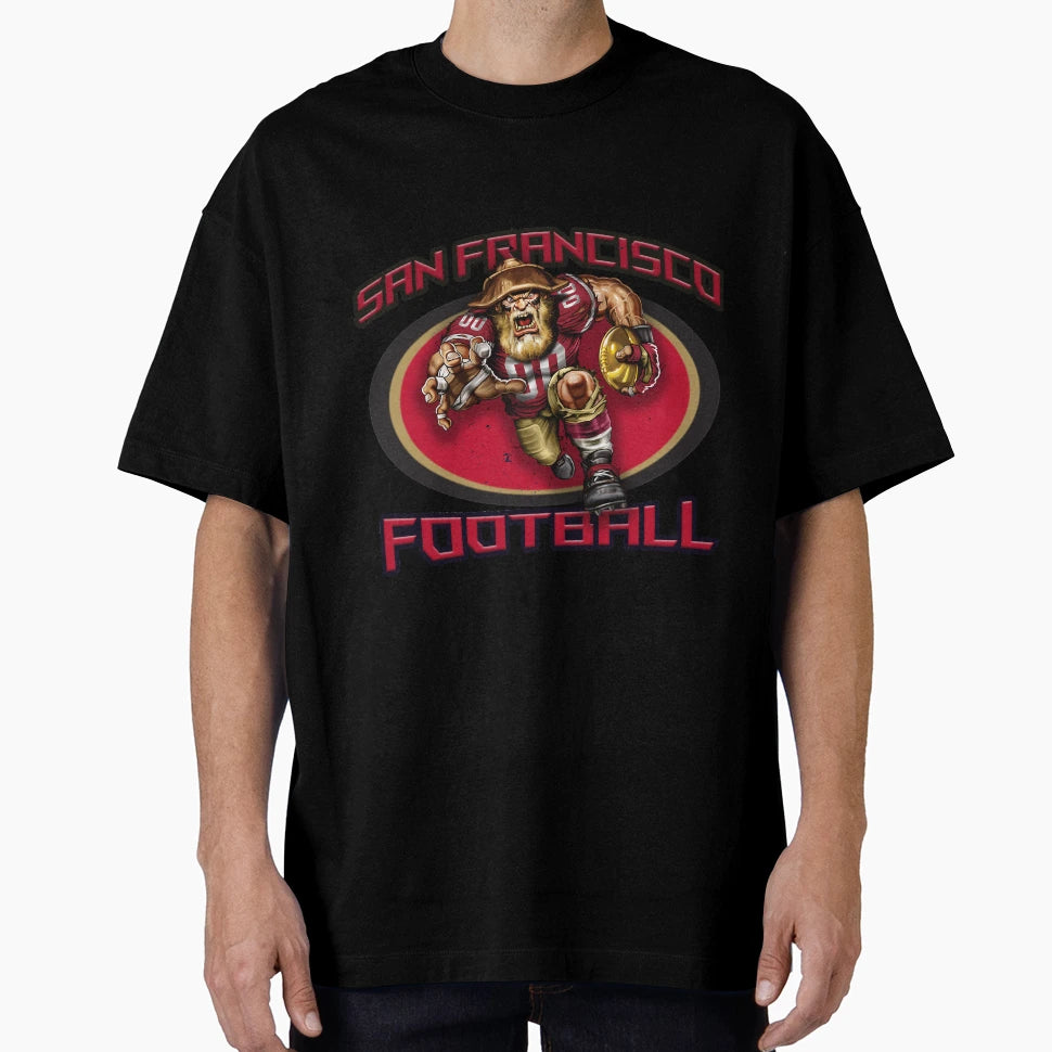 San Francisco Football T-Shirt - Minimalist Print for Adults - T-Shirt, Sweatshirt, Hoodie