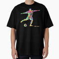Soccer Player Silhouette T-Shirt - Novelty Apparel for Adults - T-Shirt, Sweatshirt, Hoodie
