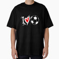 I Love Soccer T-Shirt - Trendy Graphic Unisex - T-Shirt, Sweatshirt, Hoodie