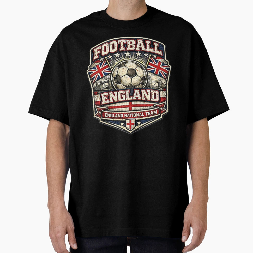Soccer Football England T-Shirt - Aesthetic Graphic Men Women - T-Shirt, Sweatshirt, Hoodie