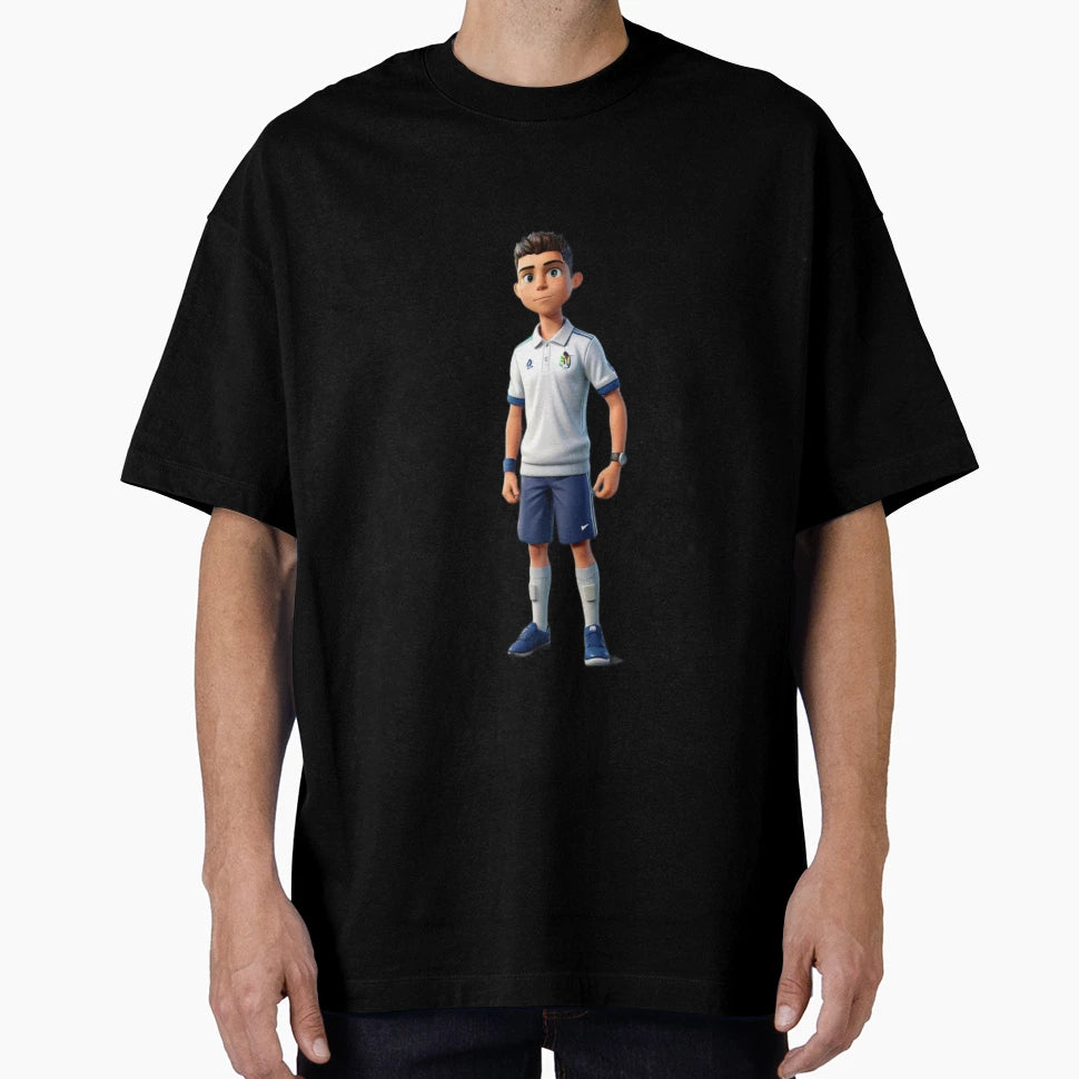 Amimated Cristiano Ronaldo T-Shirt - Novelty Apparel Men Women - T-Shirt, Sweatshirt, Hoodie