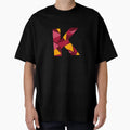 K Letter Monogram T-Shirt - Novelty Apparel Men Women - T-Shirt, Sweatshirt, Hoodie