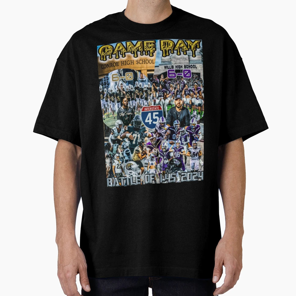 Conroe High School Vs Willis High T-Shirt - Aesthetic Graphic Men Women - T-Shirt, Sweatshirt, Hoodie