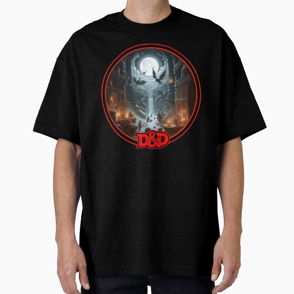 A dungeon with view by Nerd Out! - Adult & Kids T-Shirts, Sweatshirts & Hoodies apparel design preview 1