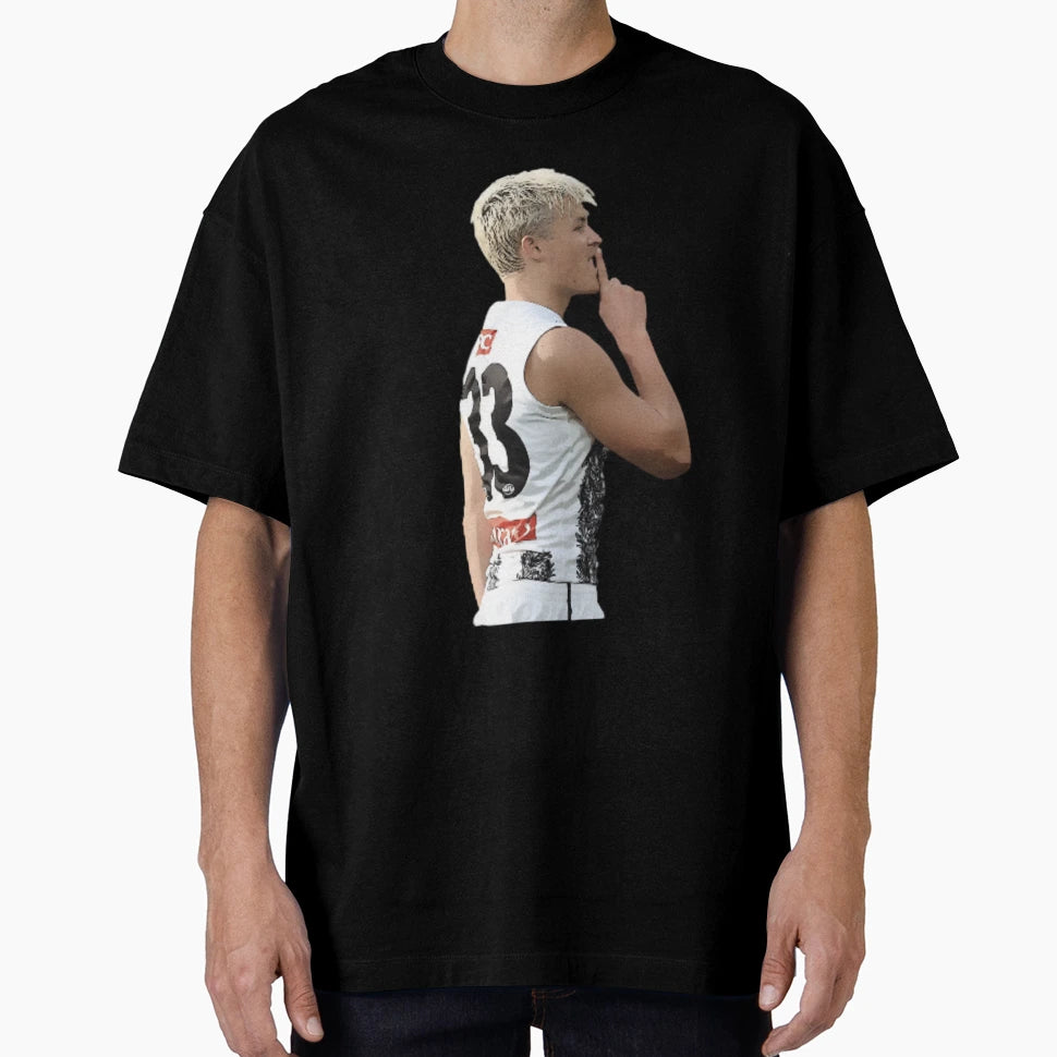 Jack Ginnivan Shush Celebration T-Shirt - Minimalist Print Men Women - T-Shirt, Sweatshirt, Hoodie