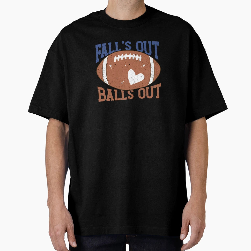 Fall Football Season Typography T-Shirt - Minimalist Print for Adults - T-Shirt, Sweatshirt, Hoodie