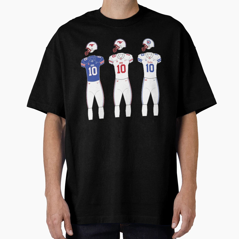 Smu Football Uniforms T-Shirt - Casual Everyday Wear for Adults - T-Shirt, Sweatshirt, Hoodie