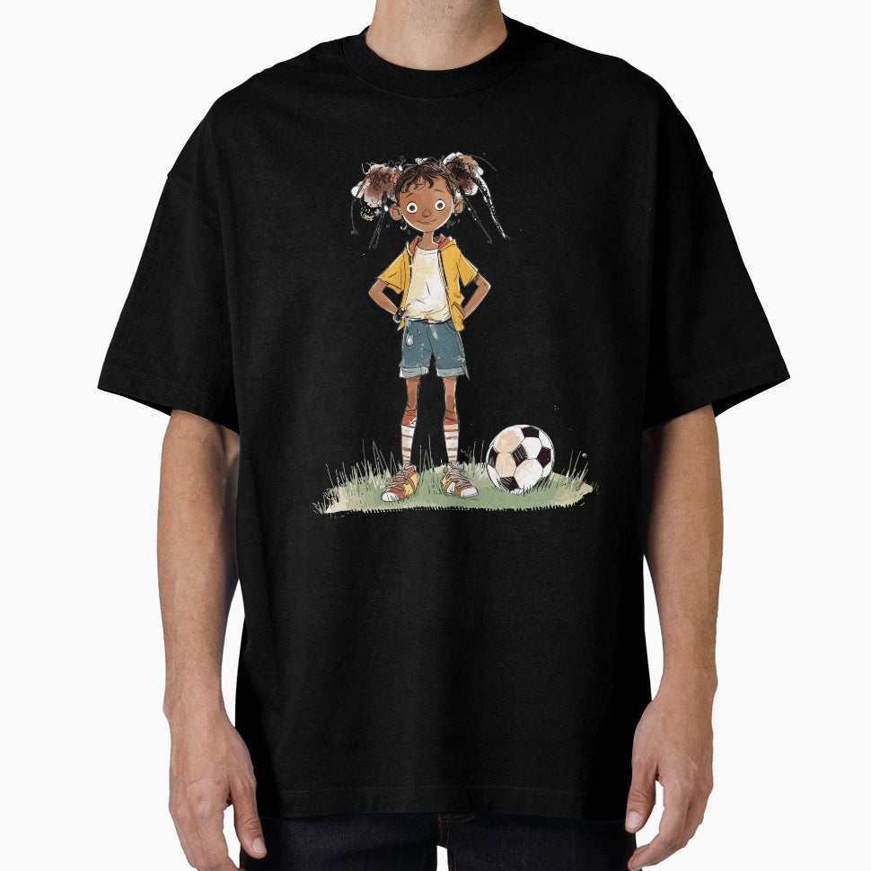Little Playing Soccer T-Shirt - Trendy Graphic for Adults - T-Shirt, Sweatshirt, Hoodie