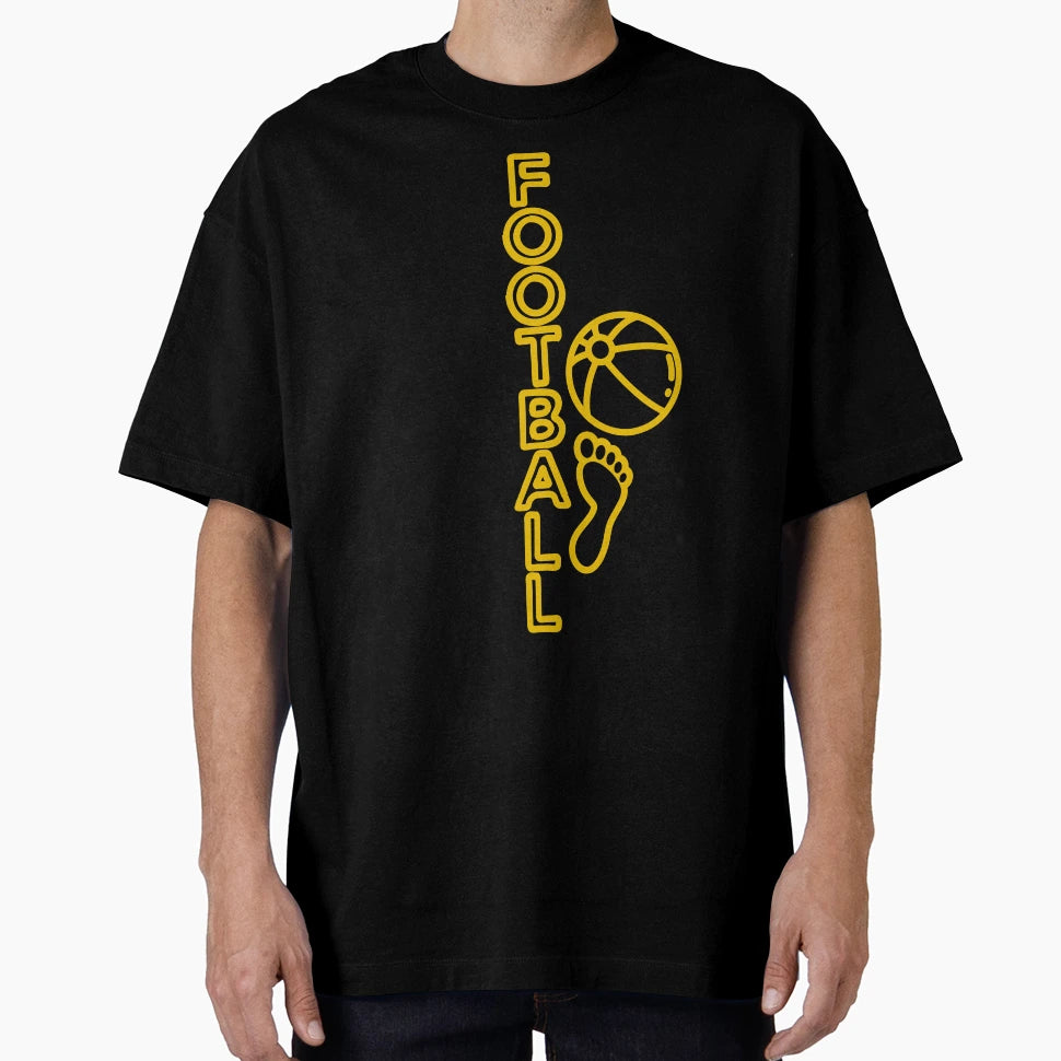Football Foot And Ball T-Shirt - Fun Novelty Design Unisex - T-Shirt, Sweatshirt, Hoodie