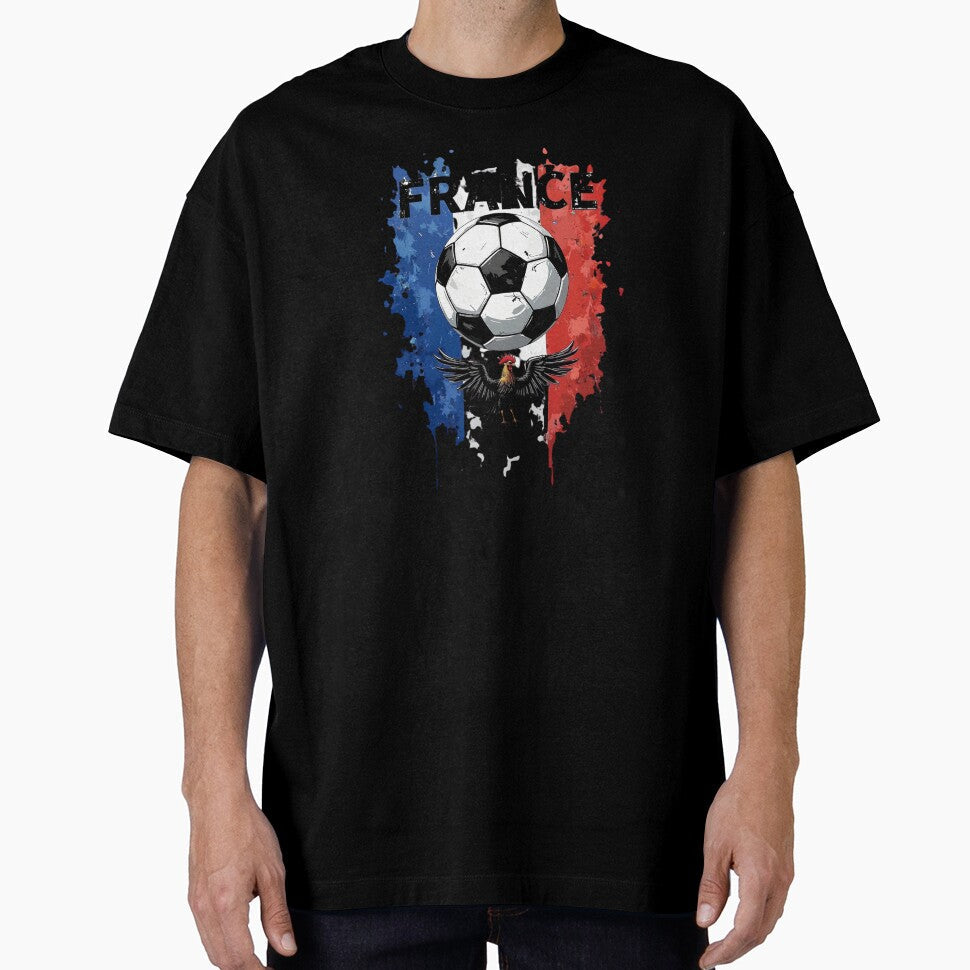 France Football Fan Cartoon Sticker French Supporter - Adult & Kids T-Shirts, Sweatshirts & Hoodies apparel design preview 1
