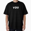 YOU White Minimal Bold Type Statement by WORDPAUSE - Adult & Kids T-Shirts, Sweatshirts & Hoodies apparel design preview 1