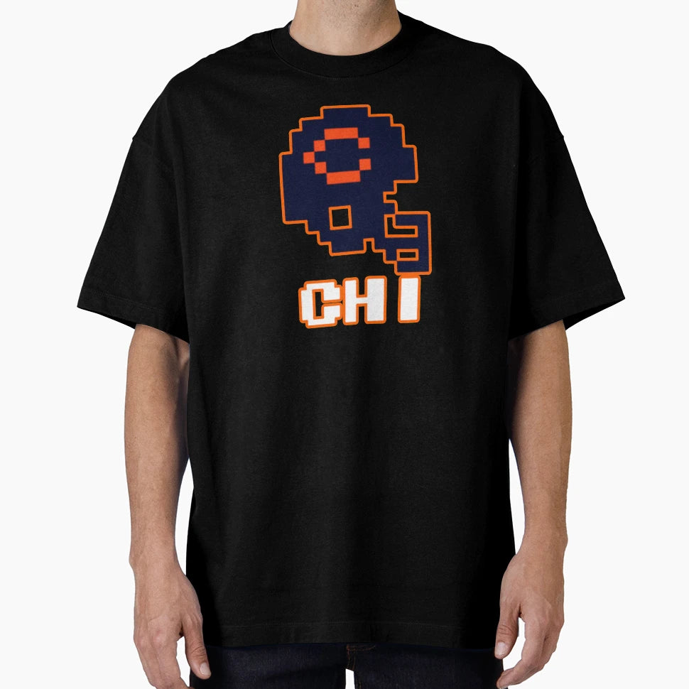Chicago Football Tecmo Bowl And T-Shirt - Minimalist Print for Adults - T-Shirt, Sweatshirt, Hoodie