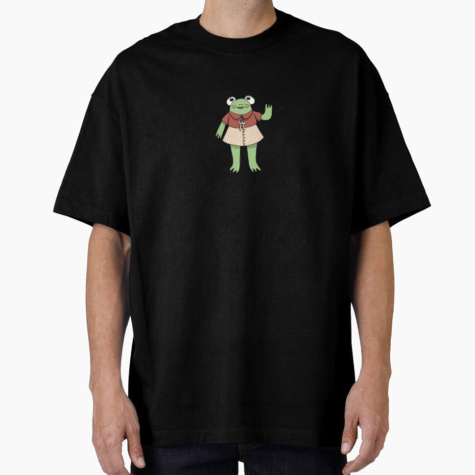 Cute Frog With Skirt by hkkatty - Adult & Kids T-Shirts, Sweatshirts & Hoodies apparel design preview 1