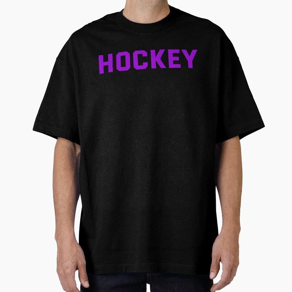 Hockey Player Jersey Text T-Shirt - Streetwear Style for Adults - T-Shirt, Sweatshirt, Hoodie