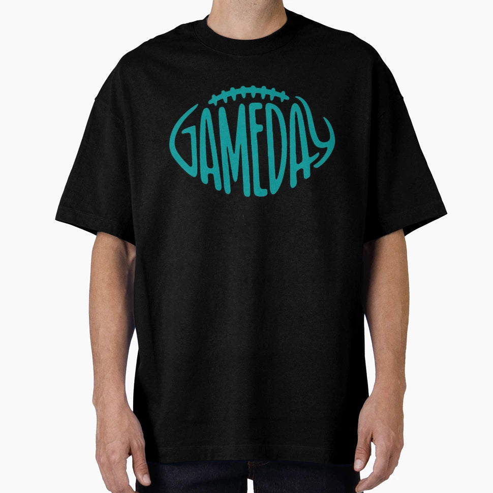 Gameday Teal Football T-Shirt - Streetwear Style for Adults - T-Shirt, Sweatshirt, Hoodie
