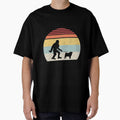 Vintage Retro Bigfoot Walking Pug Dog by Jocelyn221 - Adult & Kids T-Shirts, Sweatshirts & Hoodies apparel design preview 1